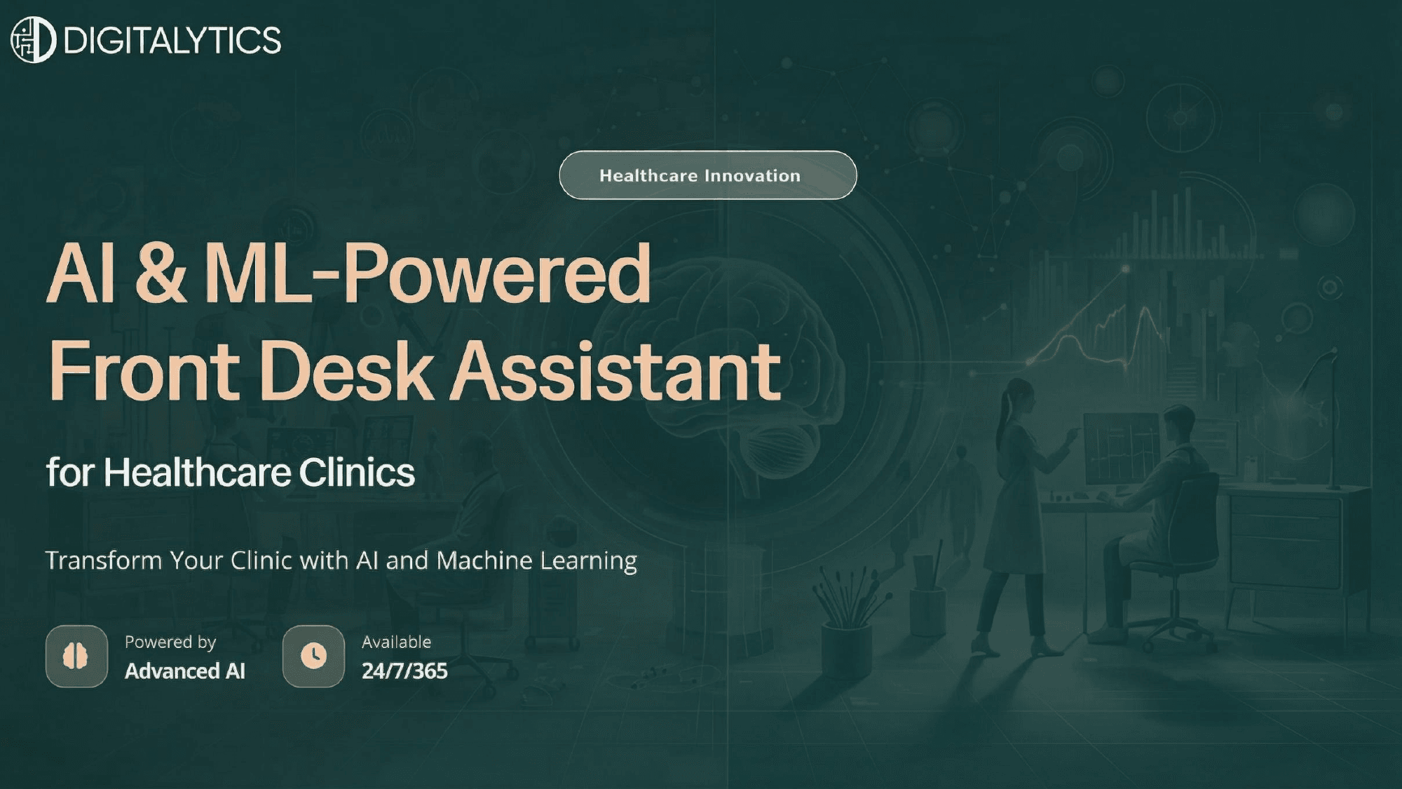 AI & ML-Powered Front Desk Assistant for Healthcare Clinics โ Title Slide